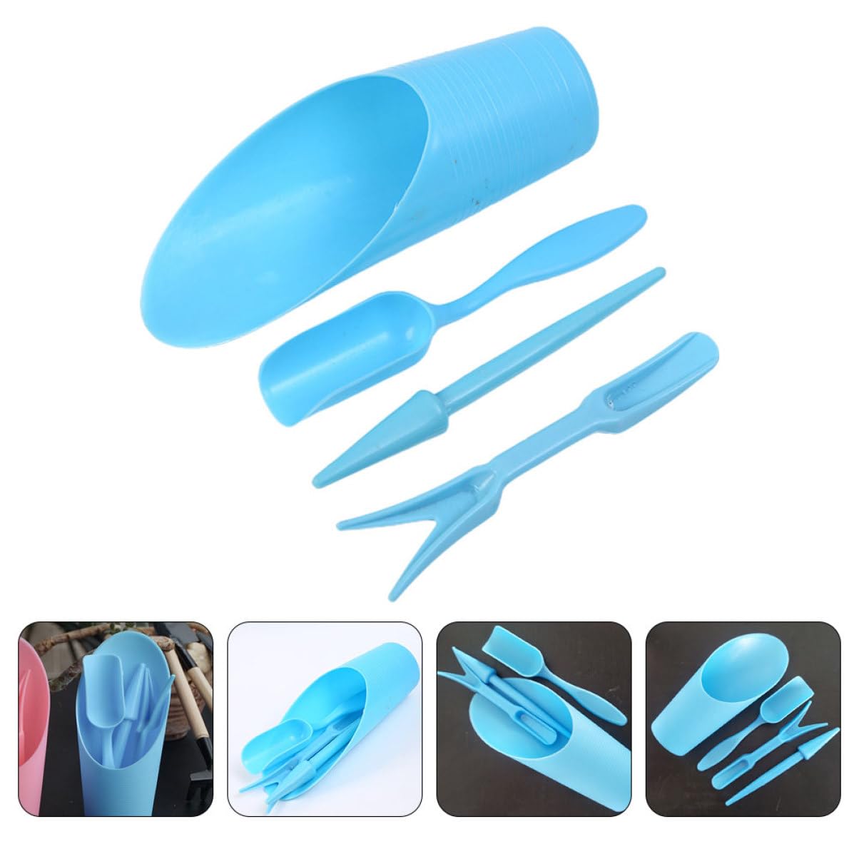 Gardening Tools Shovel - 4 unids/set, pala de cubo duradera