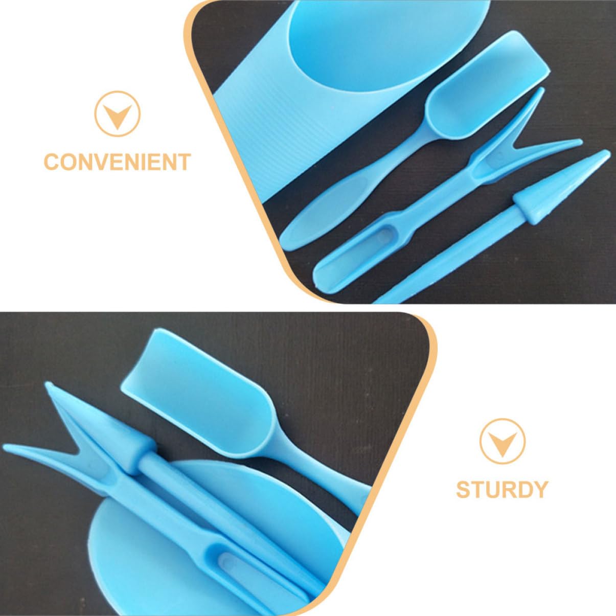 4 unids/set, pala de cubo dura - Gardening Tools Shovel reseña y precio