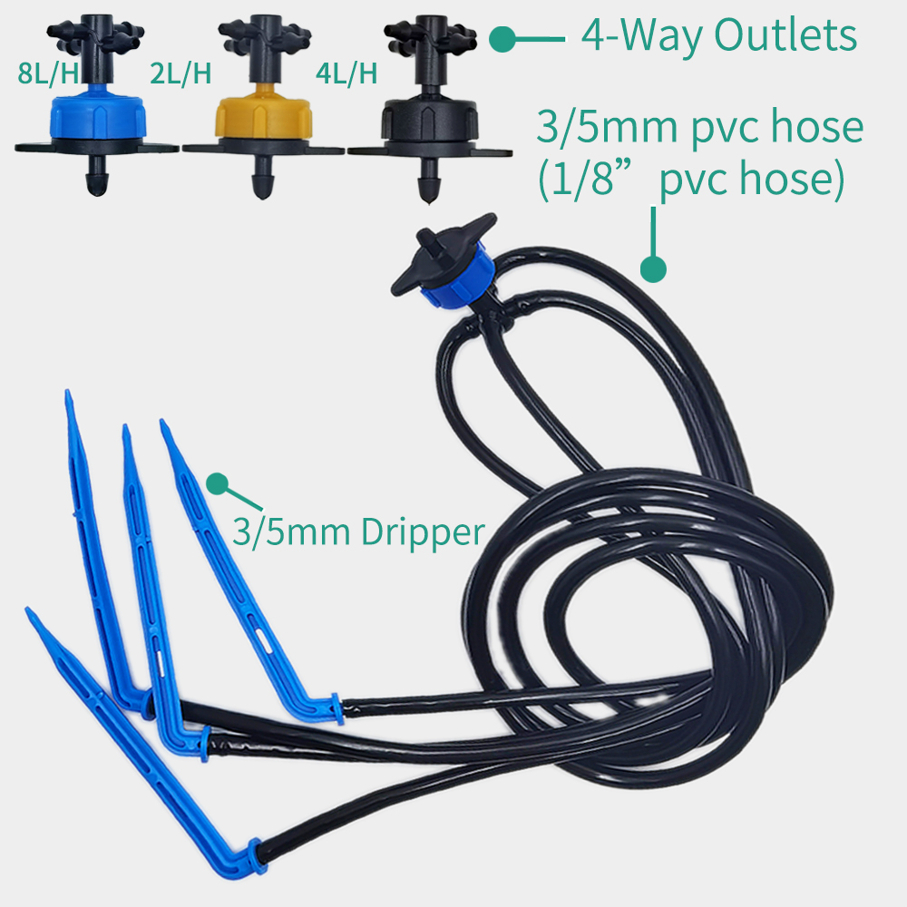 Sistema de riego por goteo par - Root Watering Spike reseña y precio