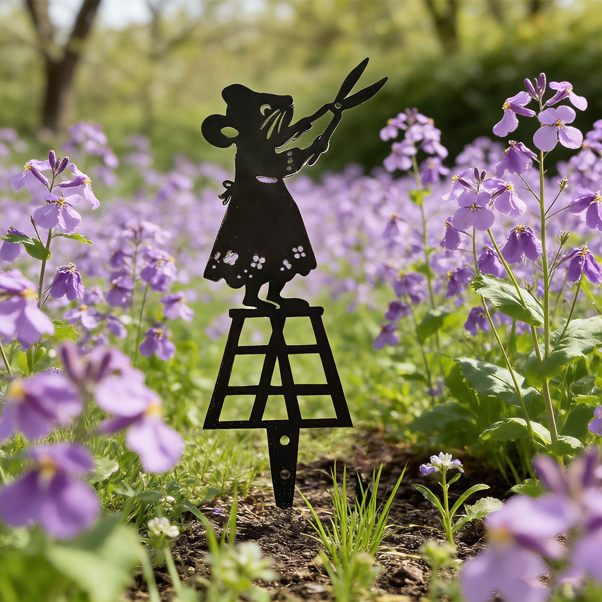 Columna de jardín de metal con - Gardening Tools Hand reseña y precio