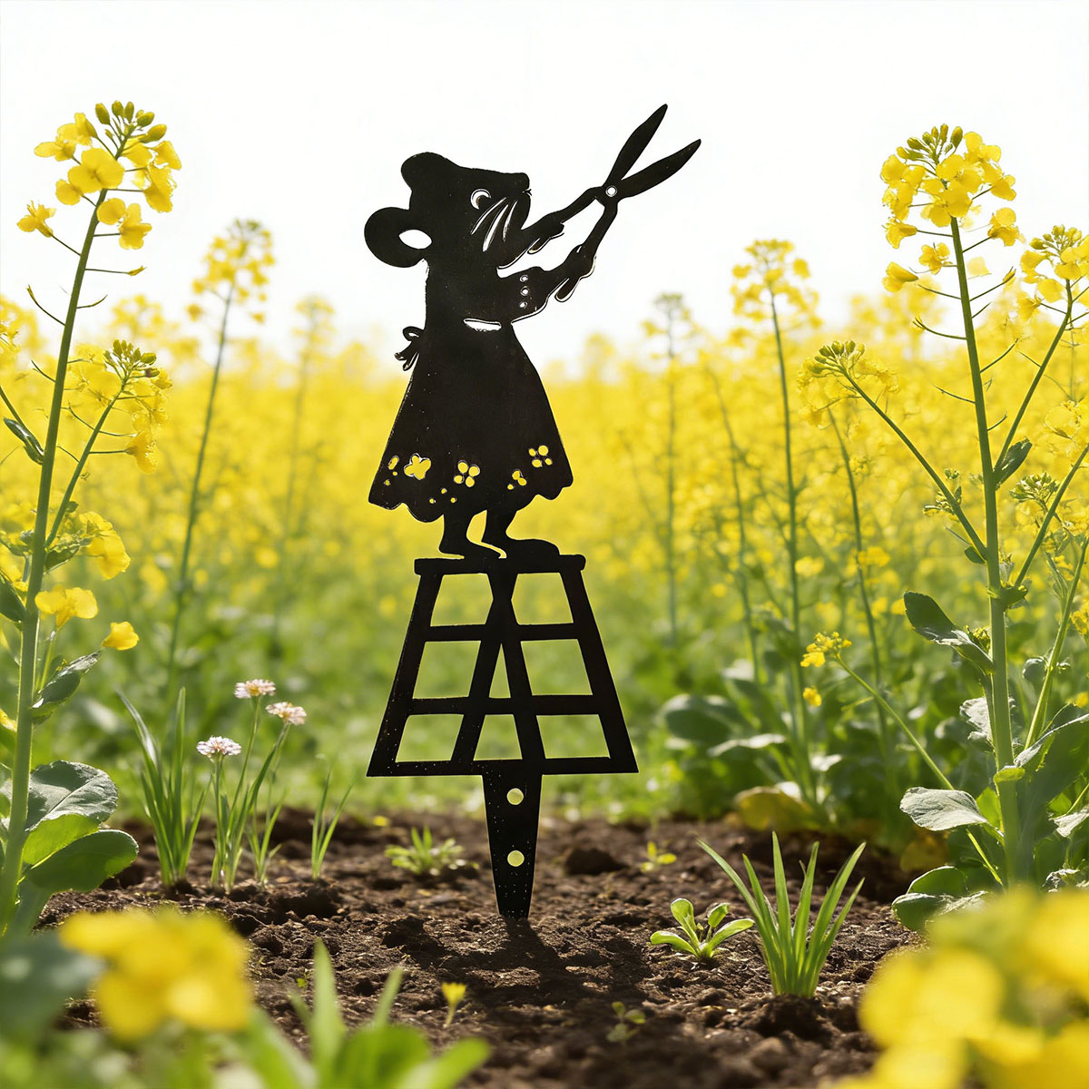 Columna de jardín de metal con - Gardening Tools Hand reseña y precio