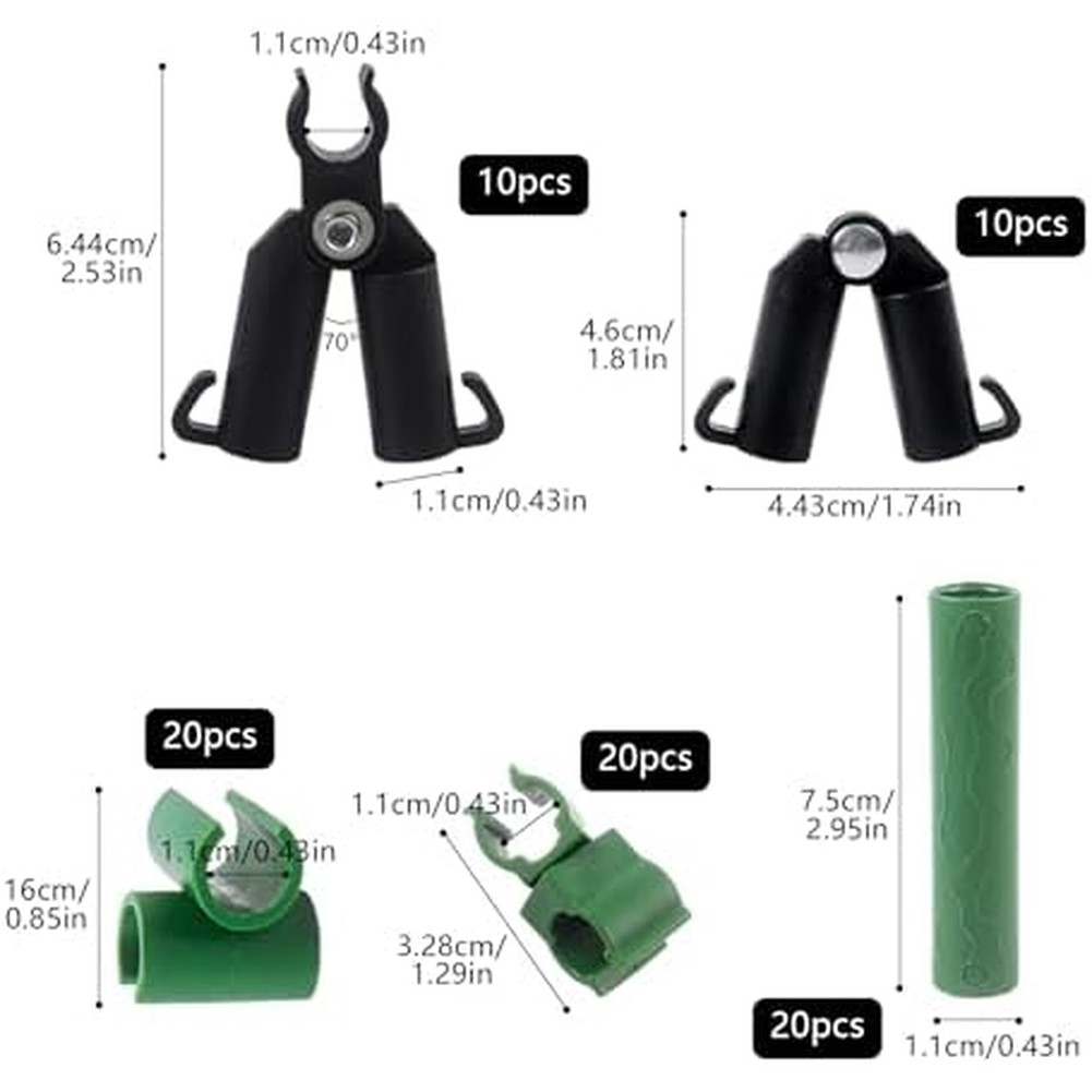 80 piezas de conectores ajusta - Gardening Tools Set reseña y precio