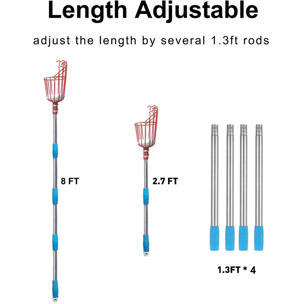 Recolector de Frutas de 260 cm - Gardening Tools Hand reseña y precio
