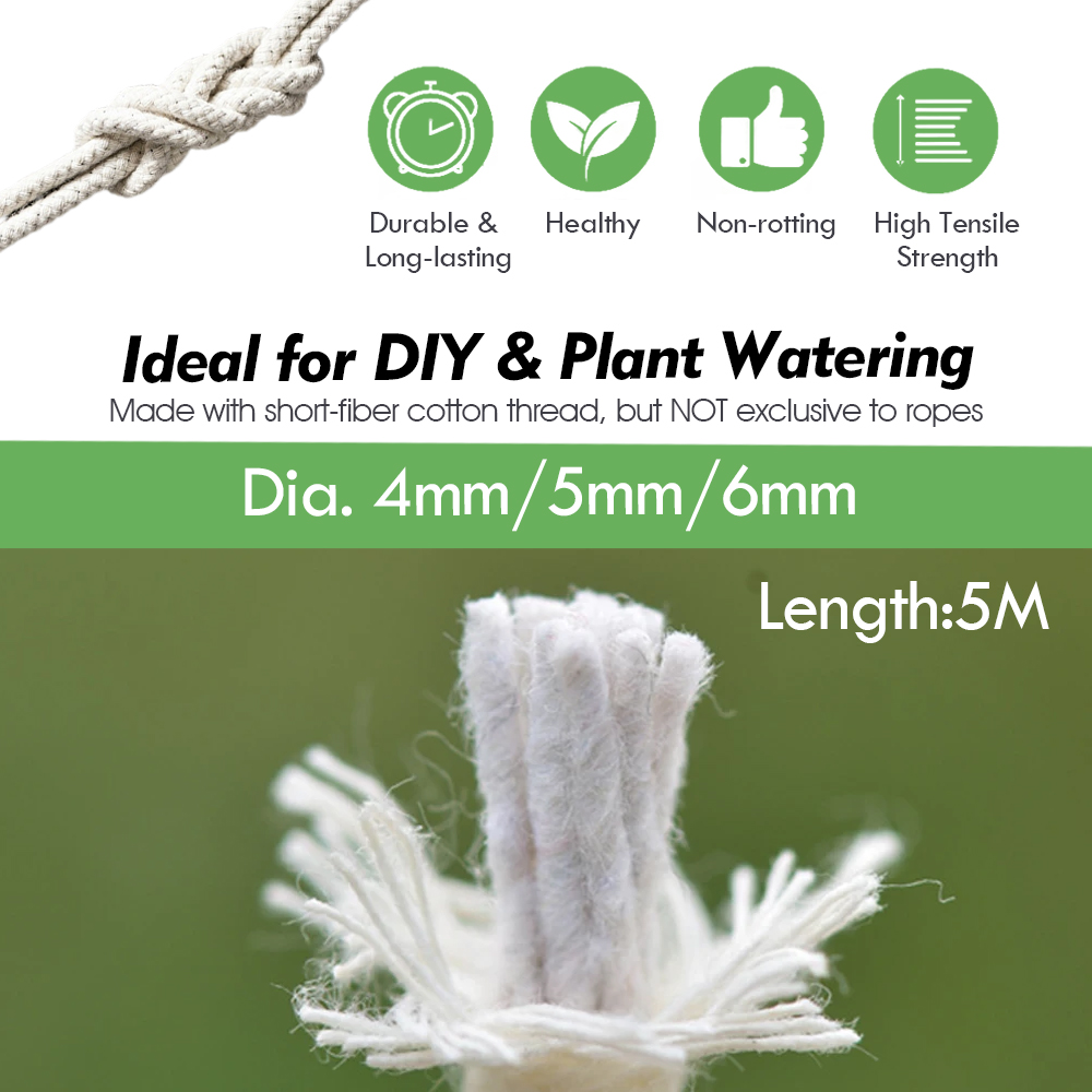 Cordón de mecha de algodón de  - Root Watering Spike reseña y precio